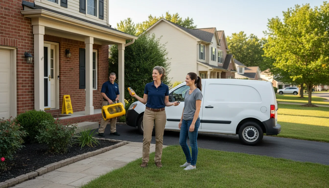 Residential water damage restoration in Manassa, CO